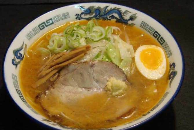 a bowl of ramen