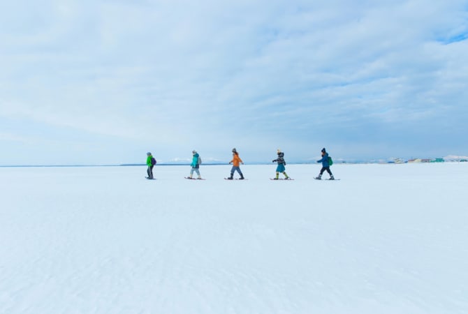 a world of snow in hokkaido