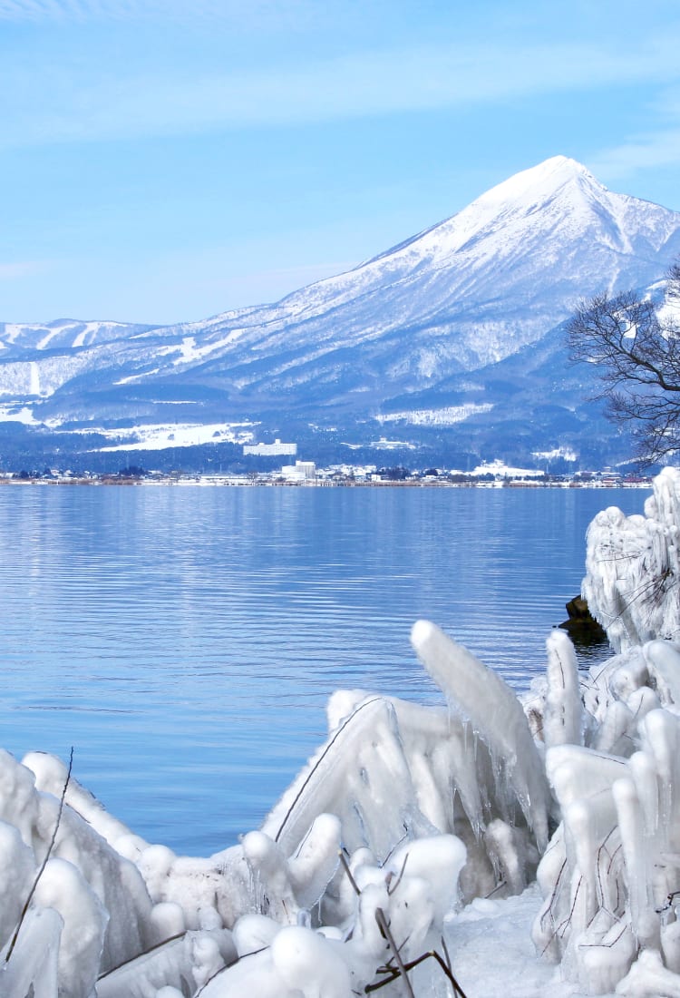 lake inawashiro-ko area