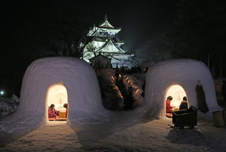 Yokote Kamakura Snow Festival