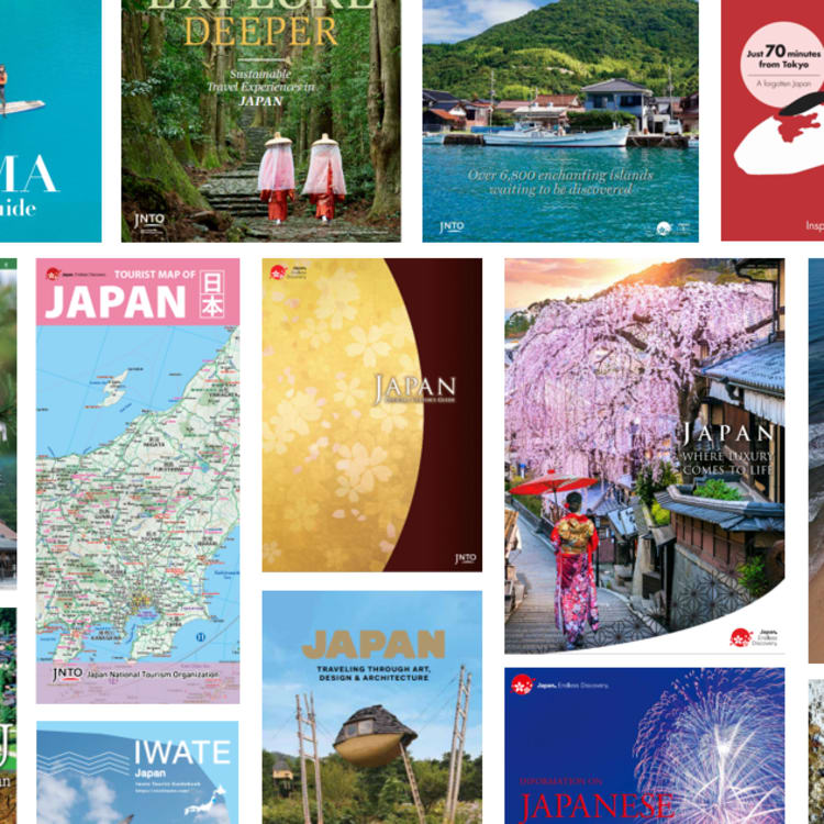 japan travel brochure template free download