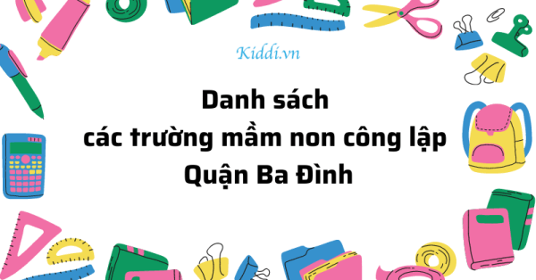 Danh sách trường mầm non công lập Quận Ba Đình, Hà Nội