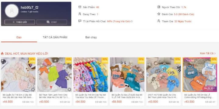 15 SHOP BÁN ĐỒ SƠ SINH, ĐỒ TRẺ CON ĐẸP TRÊN SHOPEE