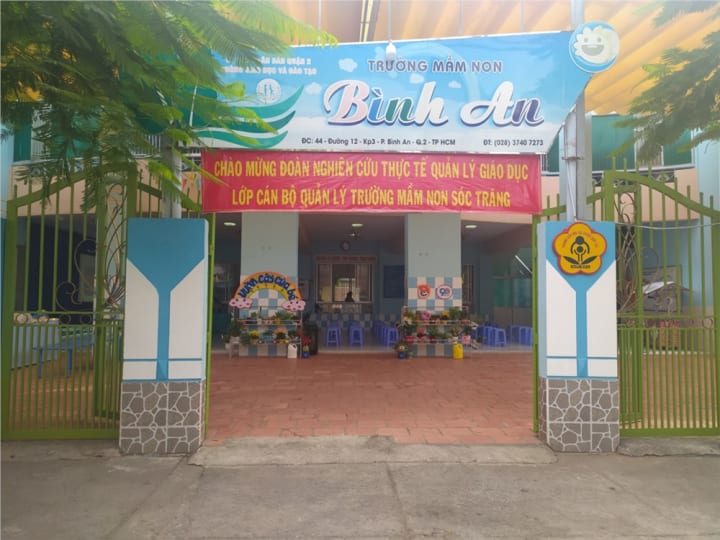DANH SÁCH CÁC TRƯỜNG MẦM NON CÔNG LẬP Ở QUẬN 2, TP.HCM