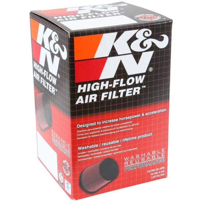 K/&N Clamp-On Oval Straight Air Filter RA-0770