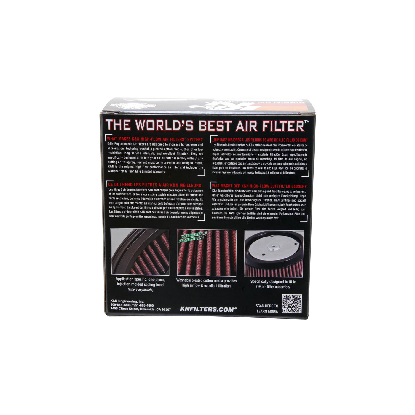 Guam Usedcars Com Washable Reusable K N E 30 Air Filter Round Od 5 25 Open Top Style Filters Car Truck Parts