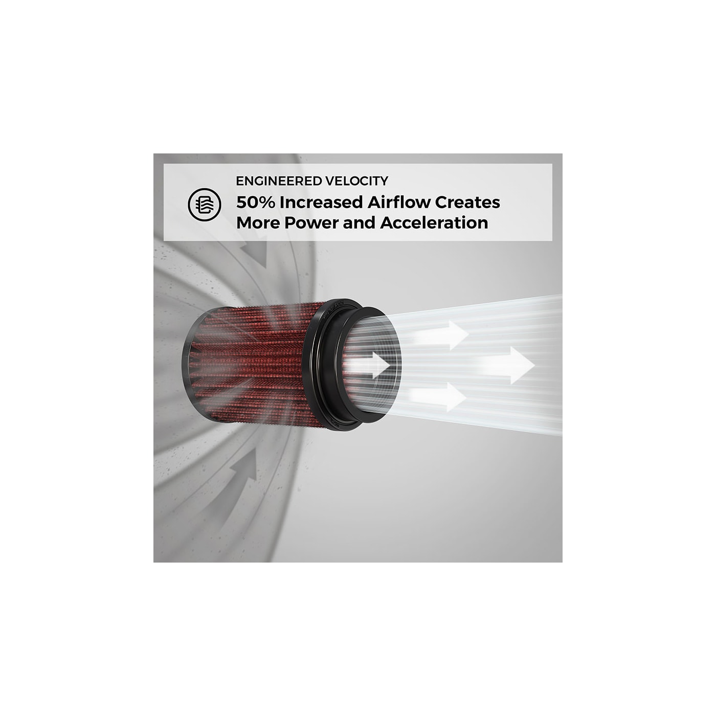 K/&N RF-1039 Universal Chrome Filter