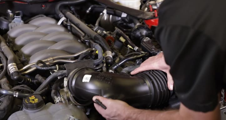 Removing a stock intake tube