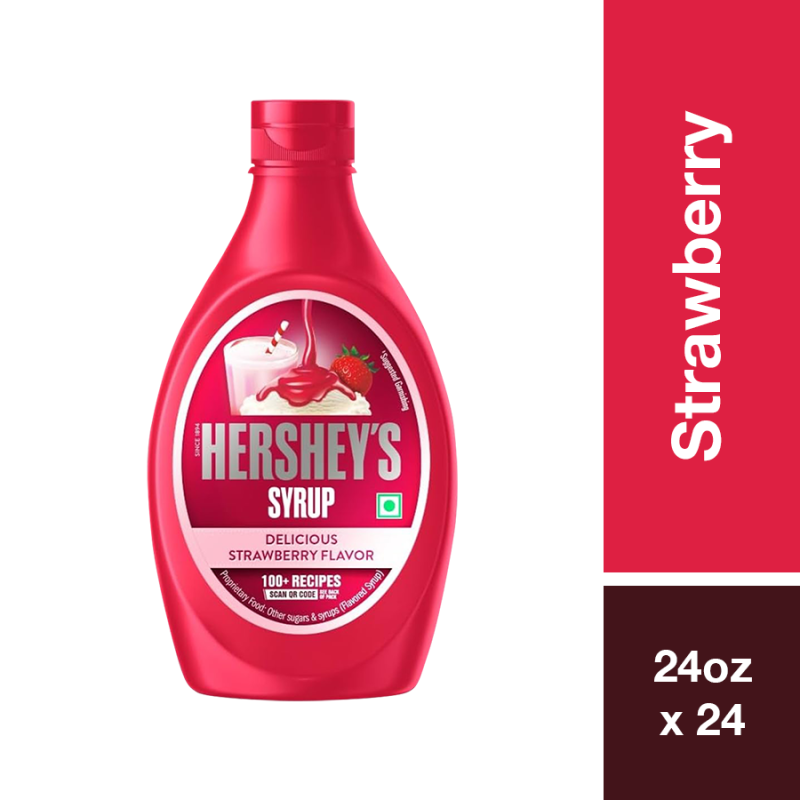HERSHEYS STRAWBERRY SYRUP 623G