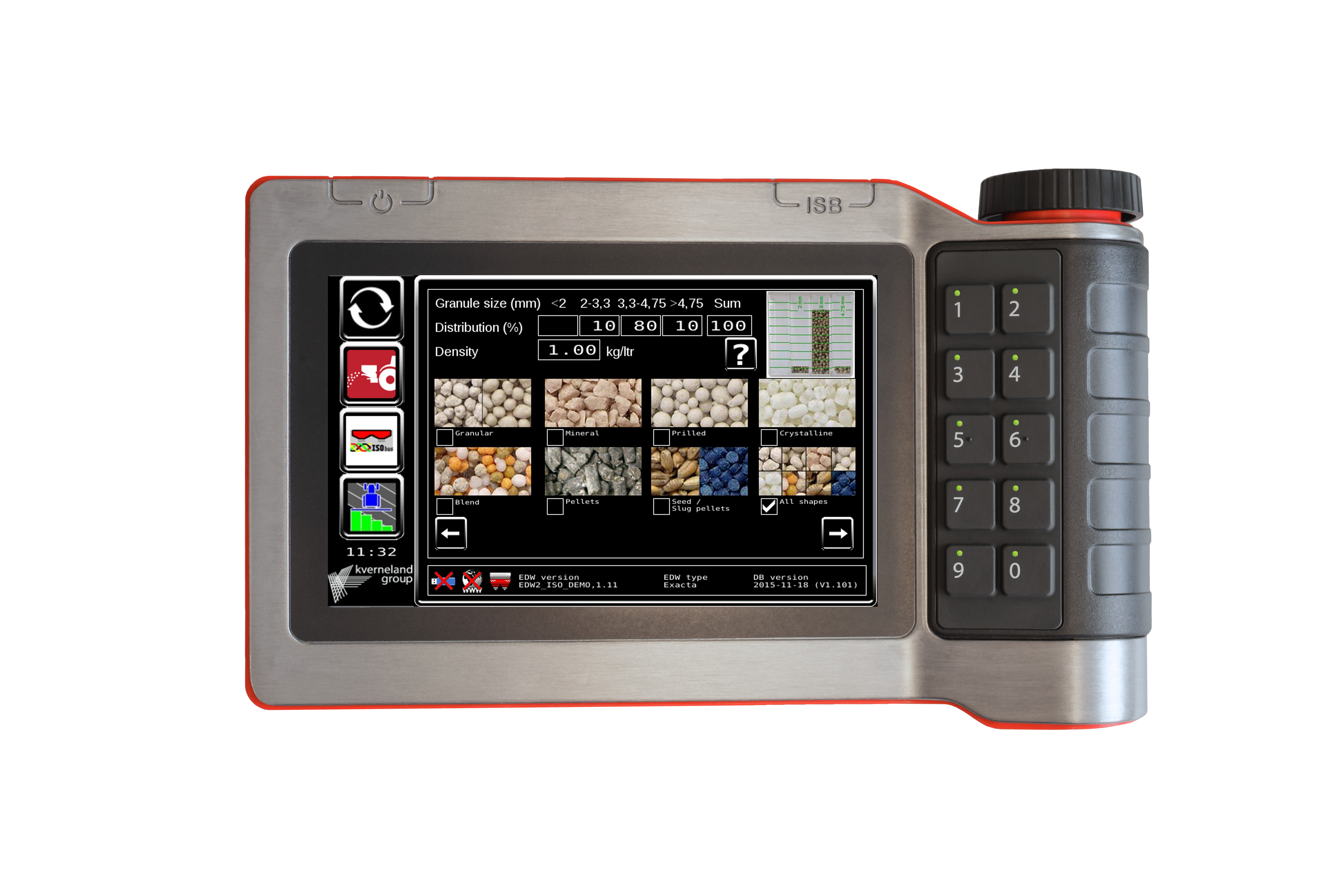 Kverneland Exacta CL geospred, intelligent spreader with GPS for medium size farms