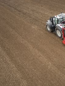 Kverneland e-drill maxi pluss, combined grain and fertilizer model