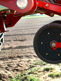 Kverneland Miniair Nova, seeding heart, sowing unit, frame and seed coulters