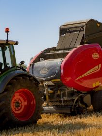 Variable Chamber round balers - VICON RV 5116 - 5118 PLUS, high output performance and reduced maintenance requirments