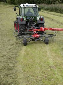 Double Rotor Rakes - Andex 714T VARIO - 714T EVO, CompactLine Gearbox provides almost maintenance free and great strengt during operation