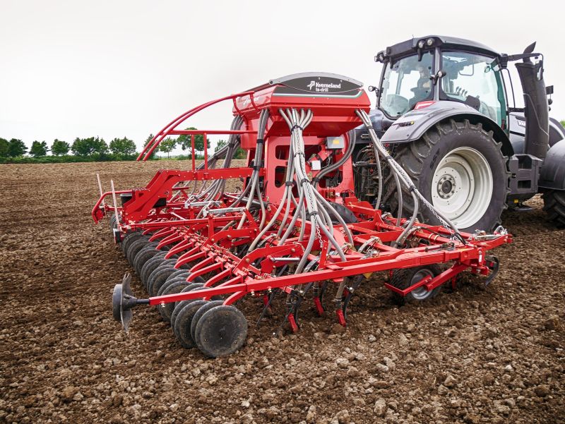 Kverneland ts-drill, cost efficient combined with high performance on the field