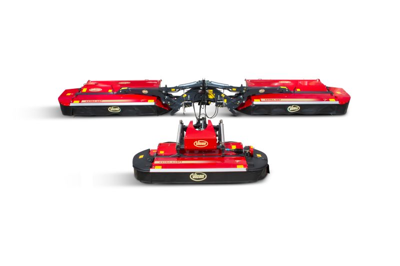 Mower Conditioners - Vicon EXTRA 687T - Efficient Butterfly Mower Combination, low weight with tripple mower conditions for high efficiency during field operation