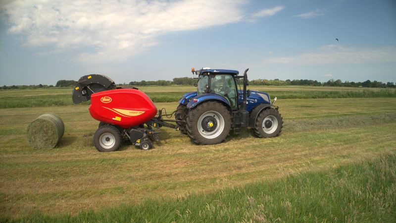 Fixed Chamber round balers - VICON FIXBALE 500, specialist baler for heavy silage conditions with low power requirments for efficient operation