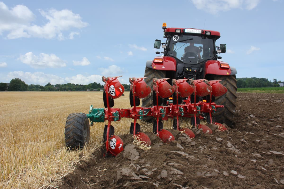 Charrue déchaumeuse pour travail du sol superficiel