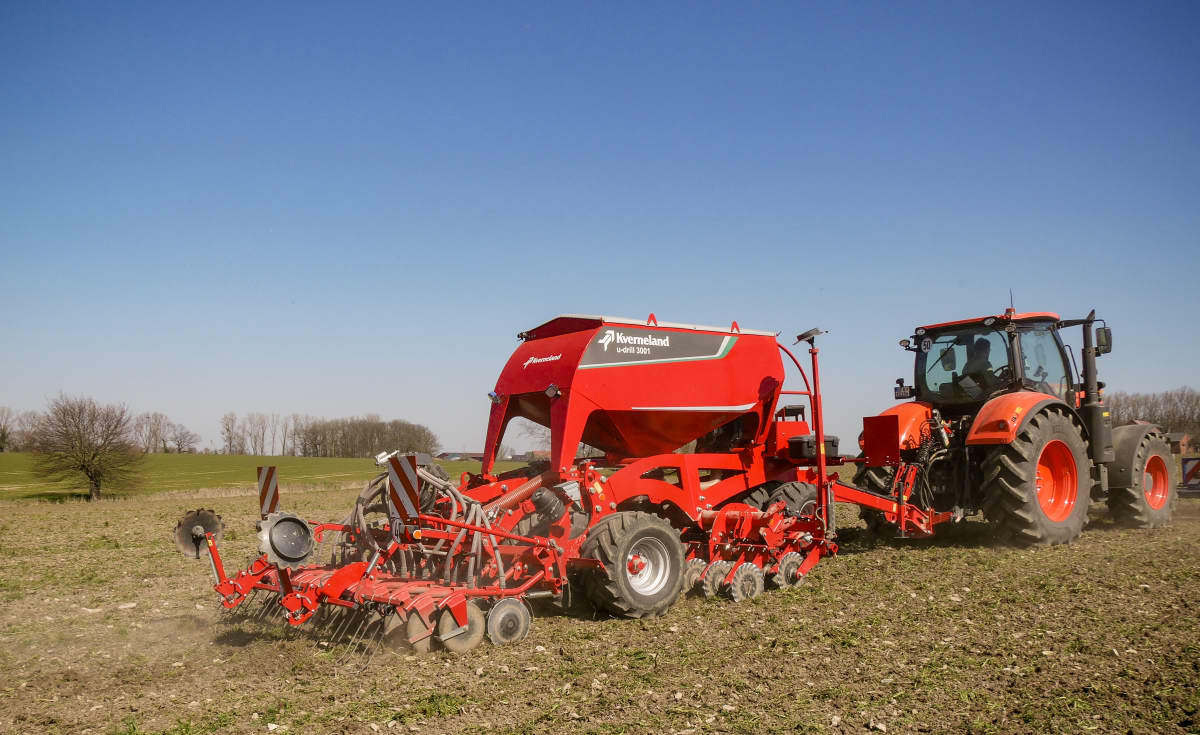 Le semoir rapide Kverneland u-drill - idéal pour les itinéraires simplifiés