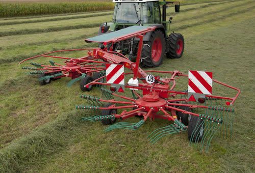 Double rotor rakes - Kverneland 9471 S EVO - 9471 S VARIO, flexible double rake for optimal flexibility