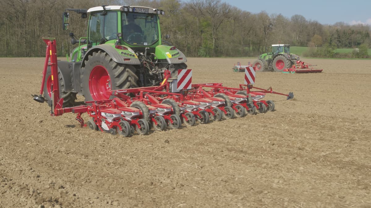 Kverneland monopill e-drive2, Mechanical precision drill for beet, rape and chicory