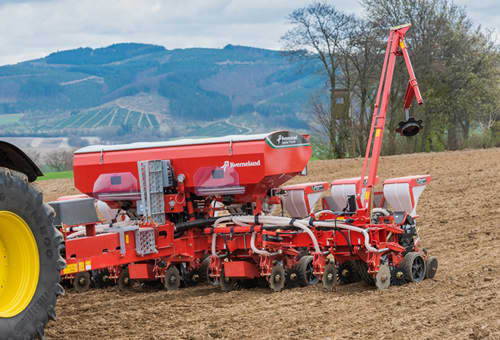 Pneumatic precision drills - Kverneland optima TFprofi, high performance and reduced tractor power requirement