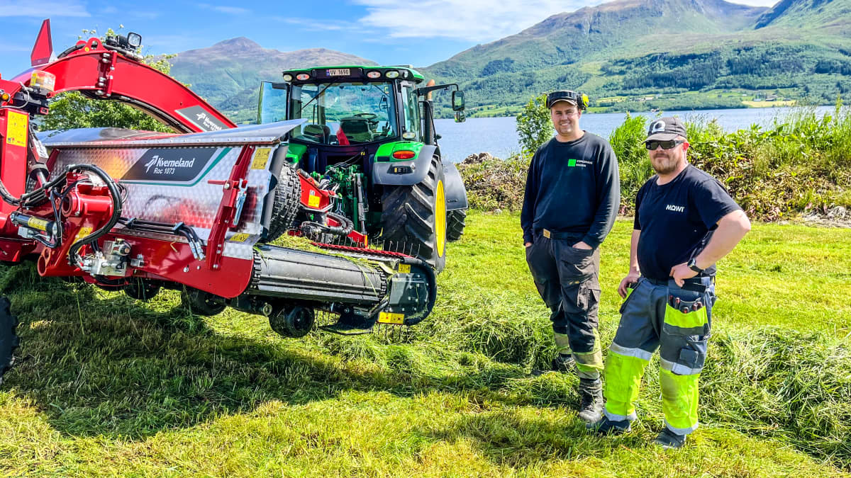 Kverneland ROC 1073 pickup-rive kombinerer høy kapasitet, fleksibilitet og skånsom behandling av graset – ideelt for norske forhold.