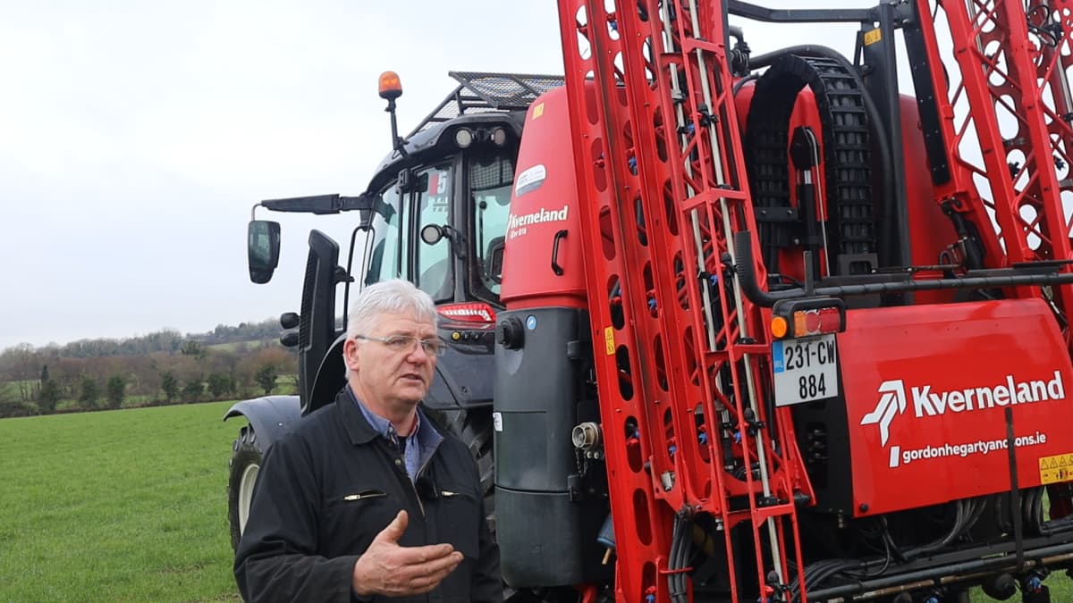 How Carlow’s Eamonn Tracey made spraying more productive with the Kverneland iXter B18
