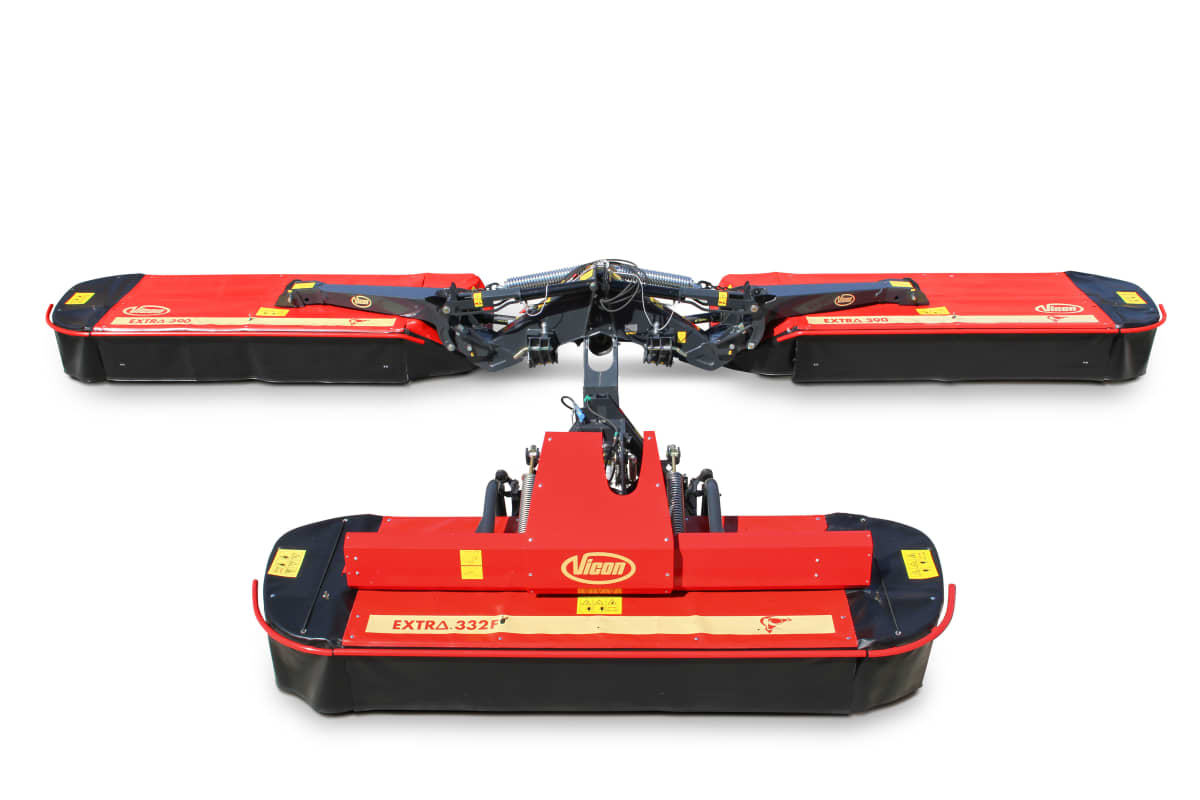 Plain Mowers - VICON EXTRA 390 - 395 - REAR MOUNTED DISC MOWERS, Studio Image