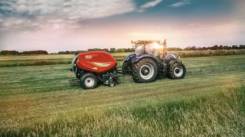 Fixed Chamber round balers - VICON FIXBALE 500, specialist baler for heavy silage conditions with low power requirments for efficient operation