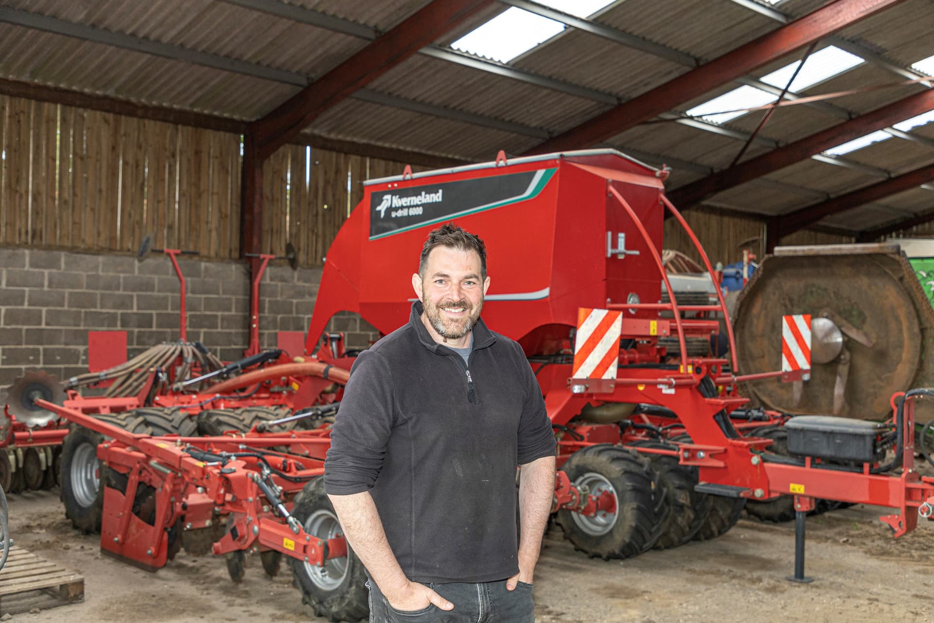 Kverneland u-drill delivers consistent sowing depth