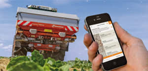 Kverneland Spreading Charts App