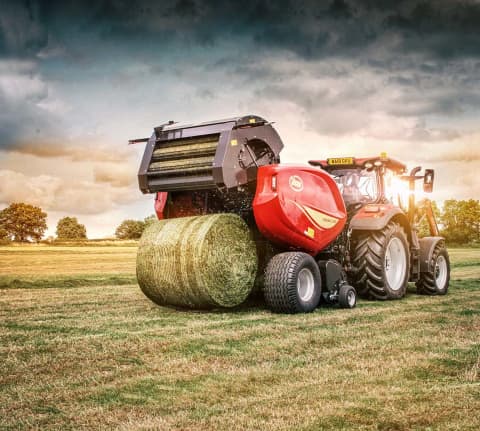 The FixBale 500 high performance Fixed Chamber Baler for wet silage conditions