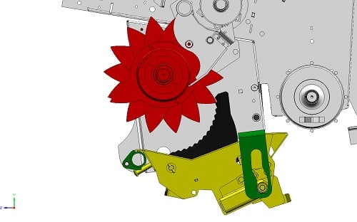 Parallelogram Drop Floor System for faster Unblocking