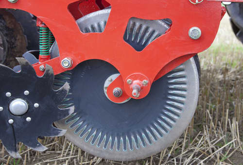 Front cutting disc