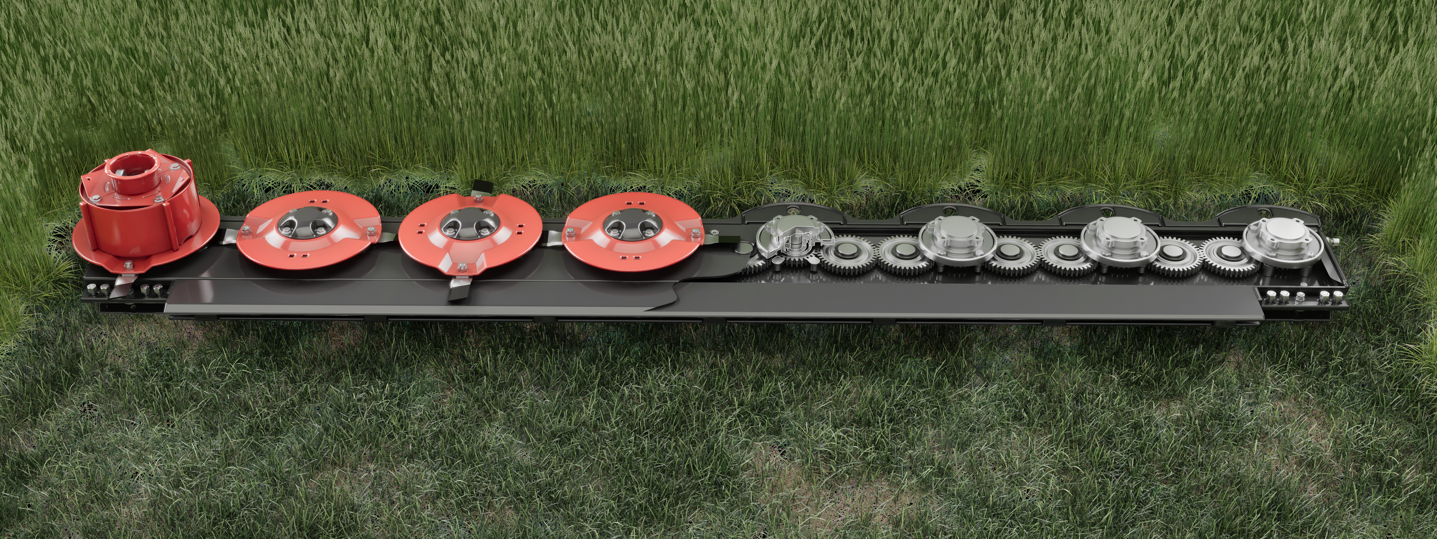 Cutterbar with Round Discs