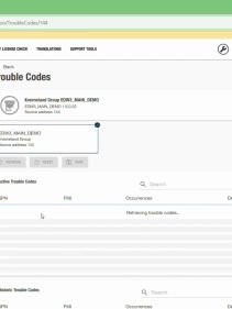 Vicon ServiceCentre_Machine Parameters_Remote Access
