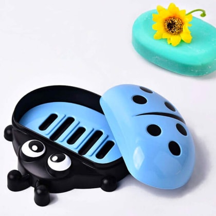 Buy Creative Cartoon Ladybug Shape Soap Case {Assorted Colours} at lowest  price in India with  Cashback on 