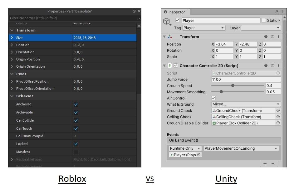 roblox-property-panel-vs-unity-inspector