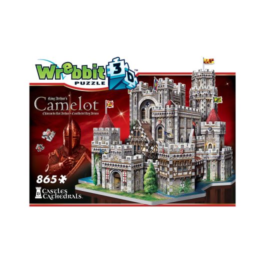 Wrebbit King Arthur S Camelot 3d Puzzle, Camelot Castle Round Table