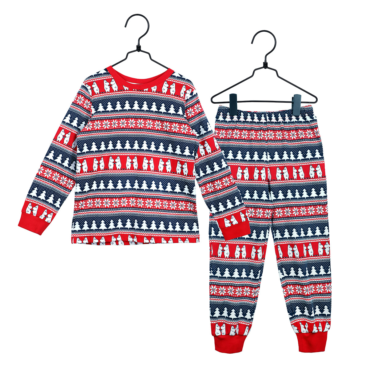 Muumi Joulupyjama lapselle punainen