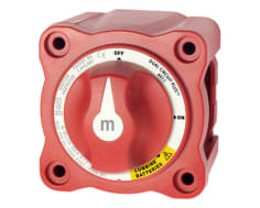 BlueSea M Series Dual Plus Battery Switch - Red