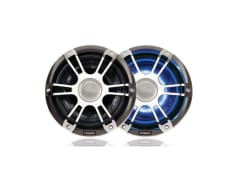 SG-CL65SPC 6.5 Inch 230 WATT Coaxial Sports Chrome Marine Speaker with LEDs