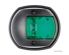 Compact 12 LED Navigation Lights - 112,5u00b0 right green - Black