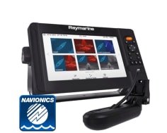 Element 9 HV w/ HV-100 Transom Ducer (Navionics Silver Europe Chart)