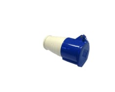 Industrial Connector (Female) 16A 220-250VAC 2P+E IP44 Blue