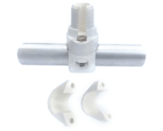 Glomex Pulpit Rail Mount Adjustable for GPS Antennas (Horizontal Only) RA175