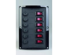 Switch Panel 6-fuses Black