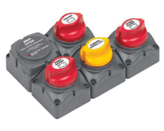 Battery Dist Cluster Twin Inboard 3 Batt (718-140A-DVSR)