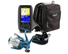 Striker PLUS 4 + Portable Fishing Kit With Free Shakespeare Fishing Reel (STRIKERBUN1)